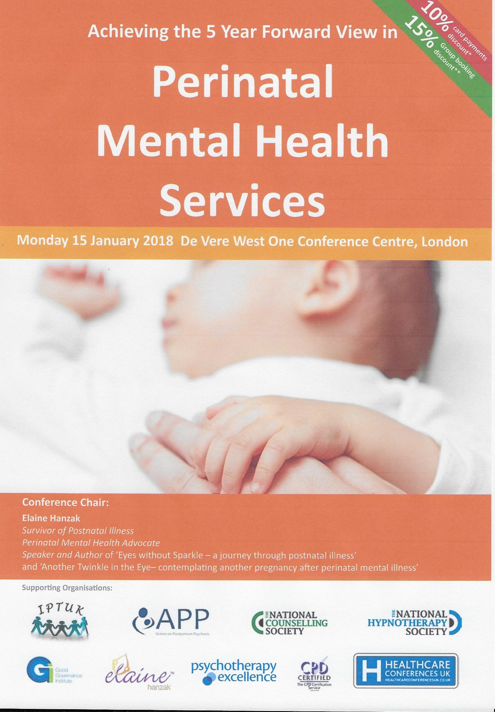 Looking For A Great Conference On Perinatal Mental Health 