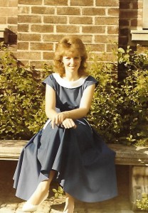 Me at Leavers ball 1984